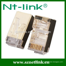 Cat5e rj45 blindaje enchufe 8P8C